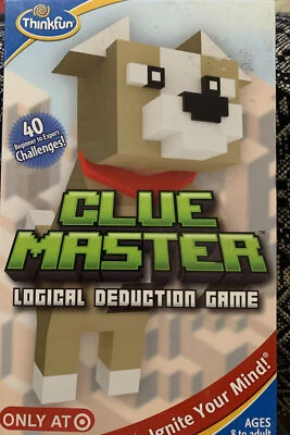 Clue Master Thinkfun Logical Deduction Game Reasoning 40 Challenges NEW - Image 1 of 2
