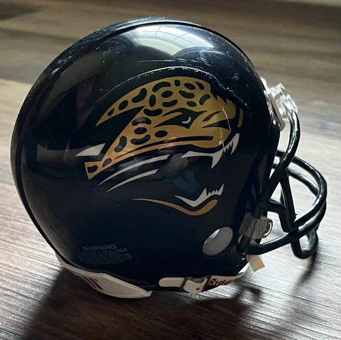 RARE JACKSONVILLE JAGUARS Riddell Football Helmet NFL ￼￼Trevor Lawrence Auto ￼?? Cover