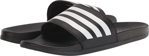Sandalo unisex Adidas Adult Adilette Comfort Slides GZ5891 nero bianco nuovissimo