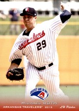 2013 Arkansas Travelers Grandstand #27 Michael Roth Greer South Carolina SC Card