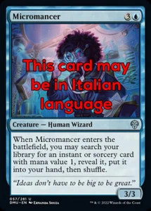 MTG MICROMANCER FOIL EXC - MICROMANTE 57 - DMU - MAGIC - Picture 1 of 1