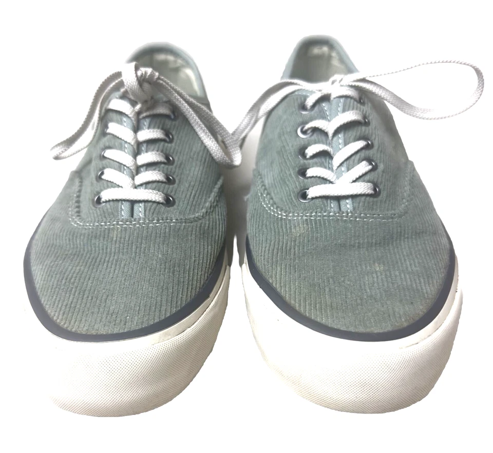 Zapatillas SeaVees para Mujer 9.5 Legend Cordies Monterey Corduroy Solid Green Lace Up Foto 1 de 4