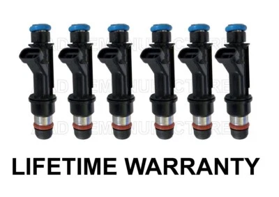 ✅Inyectores de combustible Delphi 6x OEM para GMC Chevy Buick Isuzu Oldsmobile 2002-04 4,2 L Foto 1 de 2