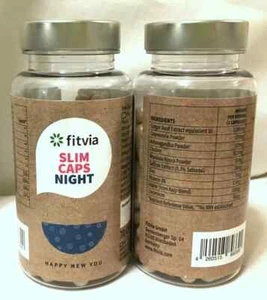 Fitvia ~ Slim Caps Night ~ Unterstützung zum Abnehmen ~ Blutzuckerspiegel MHD - Bild 1 von 3