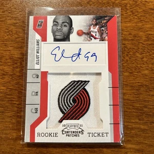2010-11 Playoff Contenders Patches AUTO #121 Elliot Williams RC Rookie - Picture 1 of 2