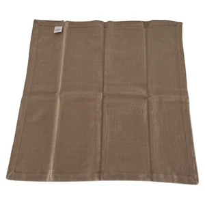 Threshold Cotton Dining Dinner Napkins Solid Camel Brown Tan Set of 4 - Picture 1 of 4