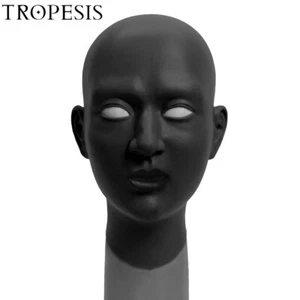 Tropesis Silicone Realistic Female Head Mask For Crossdresser Cosplay Can Makeup - Picture 1 of 29