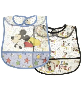 Disney Mickey Mouse 2 Piezas Impreso Esmerilado Impermeable Con Receptor Foto 1 de 4