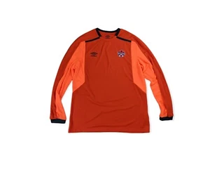Canada 2018 Goalkeeper LS Blank Jersey Men's umbro NWT Orange GK National Team - Picture 1 of 9