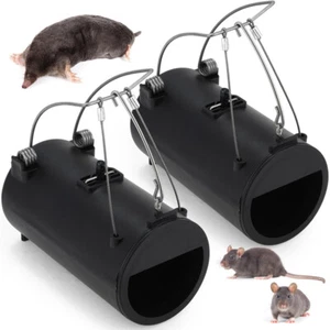 New Gopher Trap Tunnel Mole Traps Outdoor Rodent Rat Bait Box Bait Stations - Picture 1 of 10