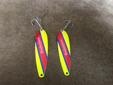 (2) ORIGINAL BUDWEISER FISHING SPOONS