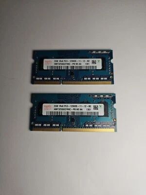 Hynix 2GB 1RX8 PC3-12800S-11-12-B2 Laptop Memory HMT325S6CFR8C-PB NO AA 1303 - Image 1 of 2