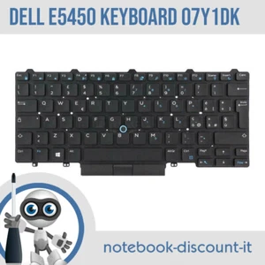 Dell Latitude E5450 Tastatur ORIGINAL QWERTY 07Y1DK Keyboard ITA (no frame) - Bild 1 von 1