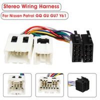 ISO Wiring Harness Adaptor Cable Lead Loom Plug For Nissan Patrol GQ GU