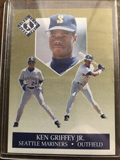 1991 Fleer Ultra Gold #4 Ken Griffey Jr Seattle Mariners Insert Baseball Card