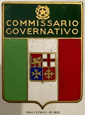 COMMISSARIO GOVERNATIVO DISTINTIVO UFFICIALE ORGANO DELLO STATO - Immagine 1 di 4
