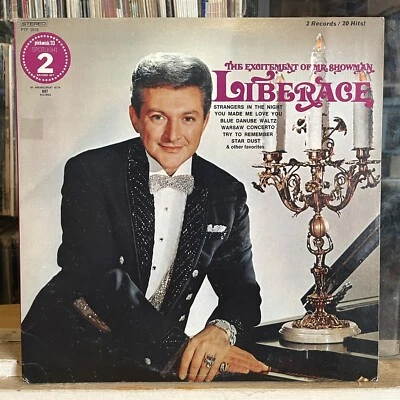 [CLASSICAL]~EXC 2 DOUBLE LP~LIBERACE~The Excitement Of Mr. Showman~[1967~PICKWIC - Image 1 of 4