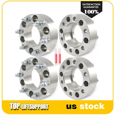 4x 2" inch 6x5.5 Wheel Adapters Hubcentric For Toyota 106mm Hub to 95.1mm Wheel Foto 1 de 4