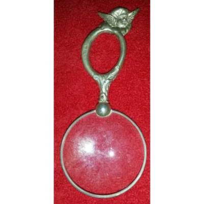 LENTE DI INGRANDIMENTO INGLESE PRIMO '900 IN ARGENTO PUNZONI ORIGINALI! RARA!!!4 - Immagine 1 di 2