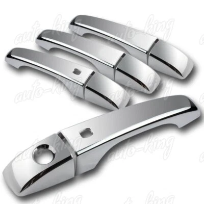 MIRROR CHROME DOOR HANDLE COVER CAPS TRIM 8-PCS FIT 13-20 DODGE JOURNEY - Image 1 of 3