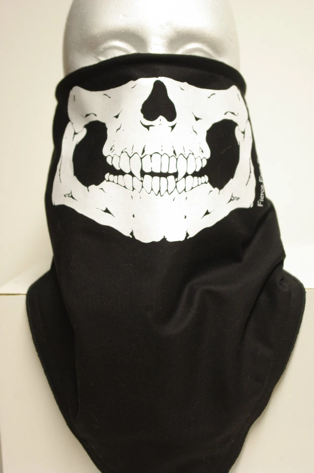 Calavera Mandíbula Vellón Moto Máscara Feroz Protección Facial Foto 1 de 1