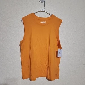 Calvin Klein Orange Tank Top T- Shirt men's size XL - Picture 1 of 9