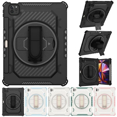 Shockproof Hybrid Armor Grip Hard Stand Pencil Holder Case Cover For Apple iPad - Image 1 of 4