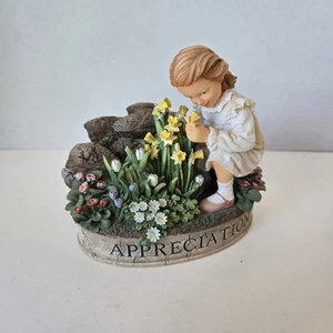 2002 Vintage Virtues DEMDACO “ Appreciation” Girl - Kathy Killip - Picture 1 of 8