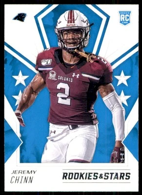 2020 Panini Rookies & Stars Jeremy Chinn RC Carolina Panthers #192 - Image 1 of 2