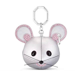 Swarovski Icone Portachiavi Topo, Charm Borsa Multicolore, Acciaio Inox - Foto 1 di 8
