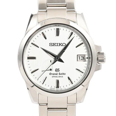 GRAND SEIKO Spring Drive SBGA015 silber gebrauchte Herrenuhr #81026 - Bild 1 von 4