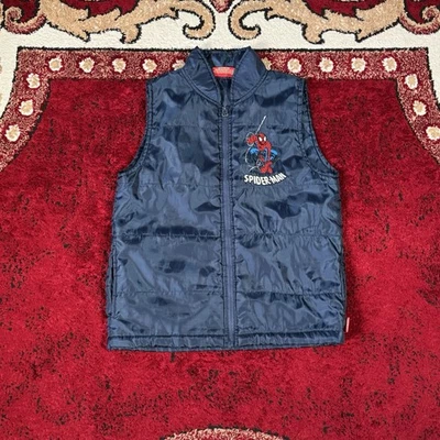 Vintage Y2K Marvel Spiderman 2005 Light Outerwear Puffer Vest Kids Size M (8/10) - Image 1 of 4