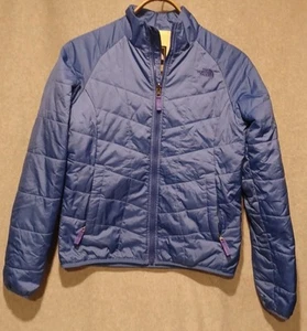 The North Face Puffer Jacke Damen klein blau gesteppt Outdoor leicht verstaubar - Bild 1 von 11