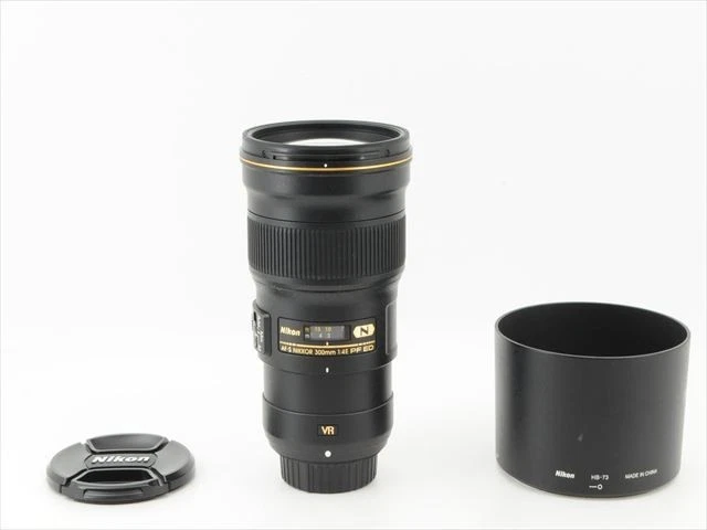 Nikon AF-S NIKKOR 300mm F/4E VR PF ED Lens + Hood Near Mint From Japan #24097E - Image 1 of 4