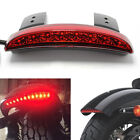 12V Brake Tail Light LED License Plate Motorcycle For Bobber Cafe Racer Clubman