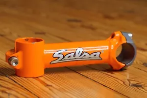 Salsa Threadless Stem 110mm 0° Orange CroMoto 1 1/8 SUL Vintage Bike Rare MOTO - Picture 1 of 8