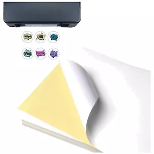 30 Stk Bedruckbare Klebefolie Weiß Sticker Papier zum Bedrucken A4 Sel... - Bild 1 von 12