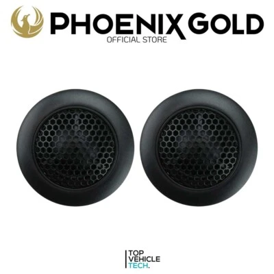 40W 25MM/1" TWEETER 40W PEAK PHOENIX GOLD ZX1TC CAR AUDIO SPEAKERS PREMIUM - Image 1 of 4