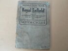 ROYAL ENFIELD MOTORCYCLE 350 & 500 BULLET 1956-60 INSTRUCTION BOOK AND CLIPPER