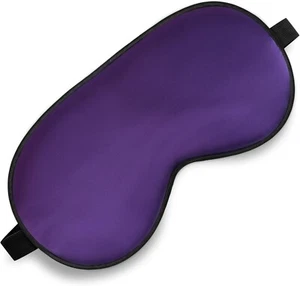 Sleep Mask, Silk Eye Mask for Sleeping with Adjustable Strap, Blindfold Eyeshade - Picture 1 of 7