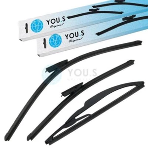 YOU.S SCHEIBENWISCHER WISCHER SET VORNE HINTEN für RENAULT MEGANE II KOMBI KM0/1 - Bild 1 von 3