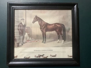 Impresión Hambletoniana de Rysdyk 1949 de colección publicada por Currier & Ives©️Home Insur - Imagen 1 de 9