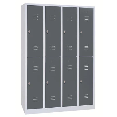 Schließfachschank 8 Abteile Kleiderspind Umkleidespind Spind Spint Spindschrank - Bild 1 von 4