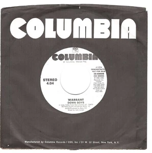 Warrant-Down Boys (VG+) Promo - Picture 1 of 1