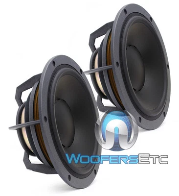 2 DYNAUDIO ESOTEC MW162 MIDS 6.5" 120W 4-OHM MIDRANGE AUDIO 6 1/2" SPEAKERS NEW
