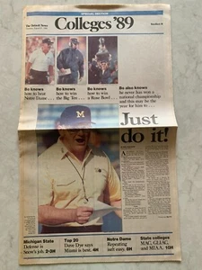 Detroit News, 31. August 1989, College Football 1989 Special Section, komplett - Bild 1 von 1