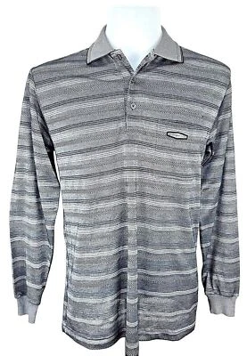 DUNLOP MOTORSPORT Mens Grey L/S POLO SHIRT TOP Slim Fit Stretch - S -RRP £69 - Imagem 1 de 4