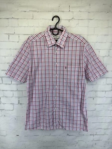 YVES SAINT LAURENT YSL CLASSIC CASUAL SHIRT SHORT SLEEVE ORIGINAL SIZE MEDIUM - Picture 1 of 15