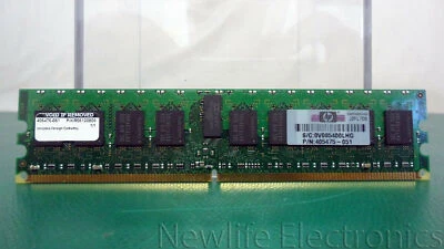 HP 416345-001 1GB PC-5300 DDR2 SDRAM Server Memory 405475-051 - Image 1 of 4