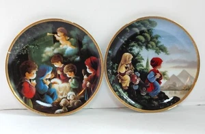 3 Vintage Precious Moments Bible Story Collectible Plates SAMUEL BUTCHER 91/92 - Picture 1 of 8